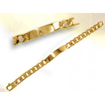 Bracelet gourmette plaqué or Bracelet gourmette plaqué or