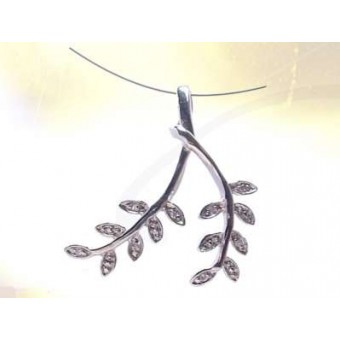 Pendentif maçonnique Acacia d'argent Pendentif maçonnique Acacia d'argent