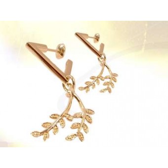 Boucles Maçonnique Pampilles acacia Boucles Maçonnique Pampilles acacia