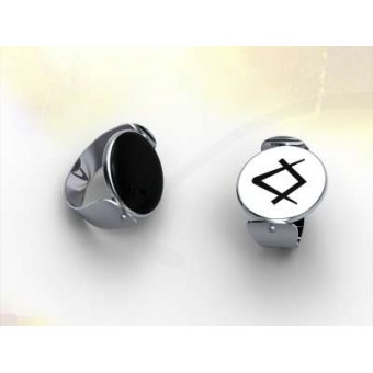Bague réversible maçonnique Bague réversible maçonnique