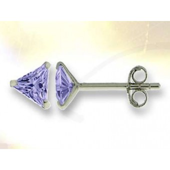 Boucles triangle oxyde violet Boucles triangle oxyde violet