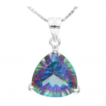 Pendentif maçonnique triangle topaze mystique Pendentif maçonnique triangle topaze mystique