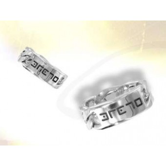 Bague maçonnique Sorcière argent Bague maçonnique Sorcière argent