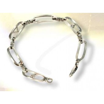Bracelet maçonnique argent Bracelet maçonnique argent