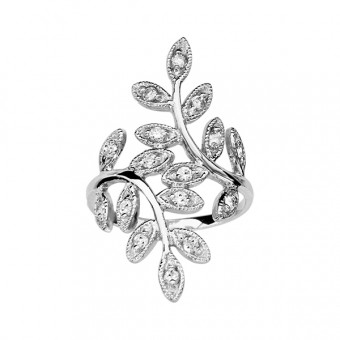 Bague symbole Acacia d'Argent Bague symbole Acacia d'Argent