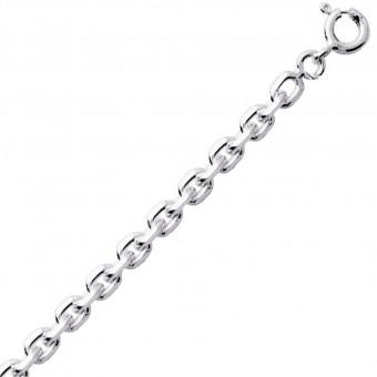 Chaine argent forçat 3 mm Chaine argent forçat 3 mm