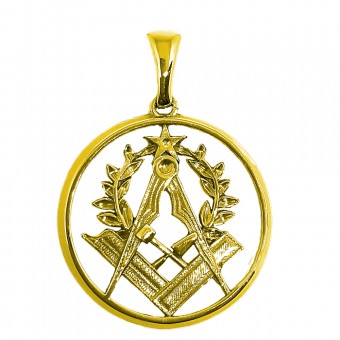 Médaille de loge maçonnique or Médaille de loge maçonnique or