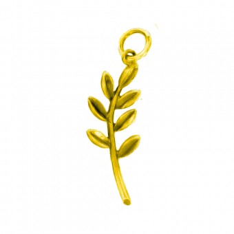 Pendentif maçonnique Branche d'Acacia or Pendentif maçonnique Branche d'Acacia or