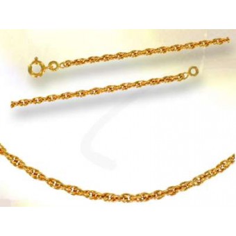 Chaîne corde or 750/1000 Chaîne corde or 750/1000